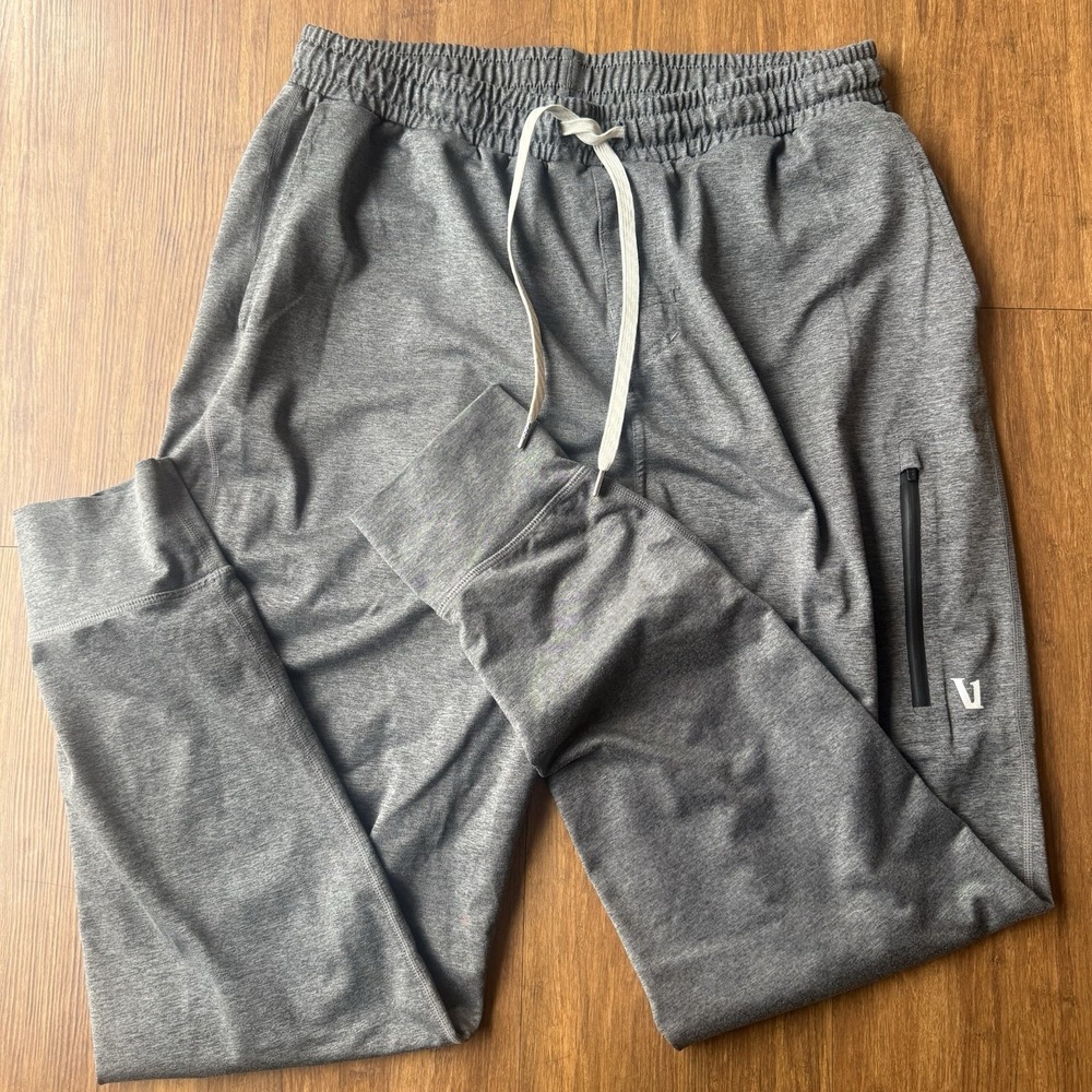 VUORI Sunday Performance Jogger Men Medium Charcoal Heather Gray Athleisure Pant